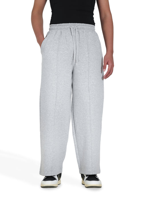 Ash Grey Relaxed Trousers