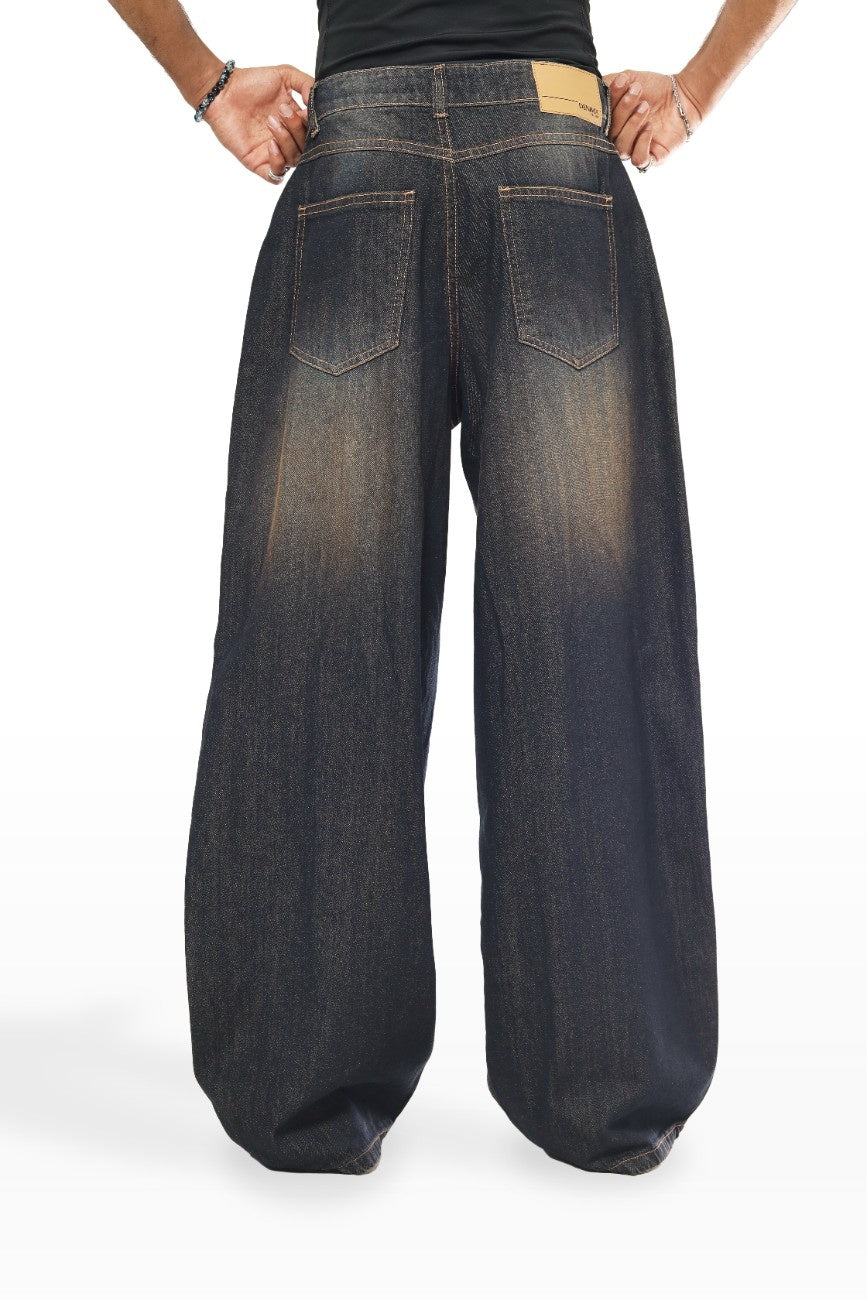 Vintage Burn Fade Denim