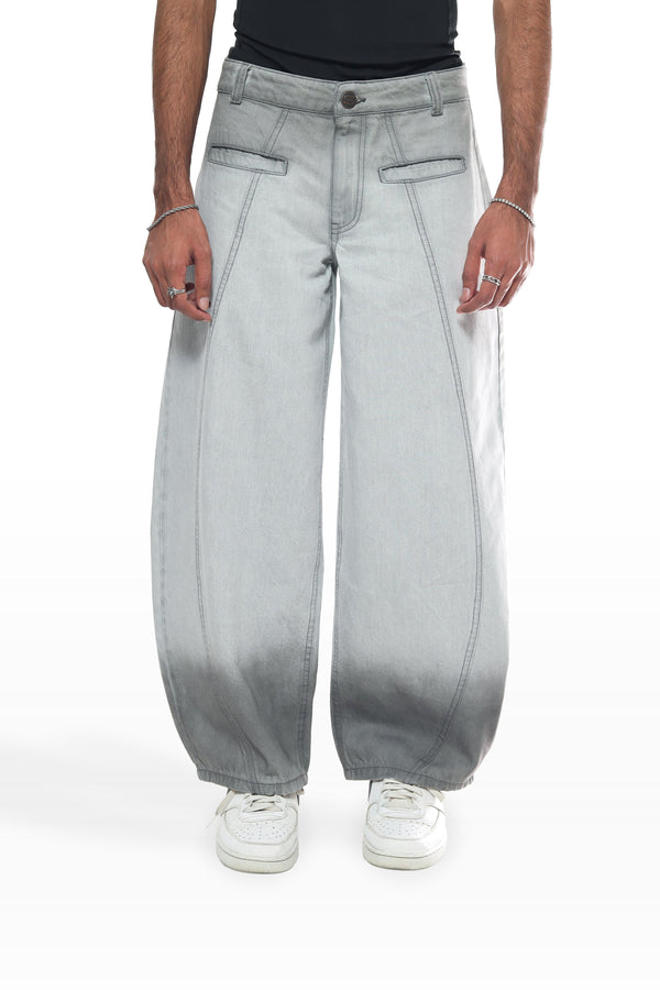 Glacier Fade Baggy Denim