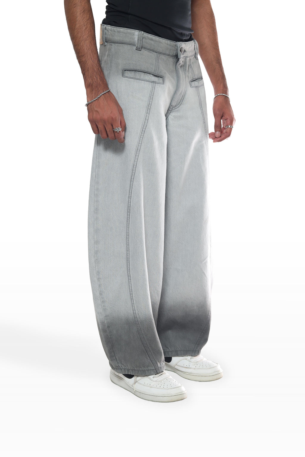 Glacier Fade Baggy Denim