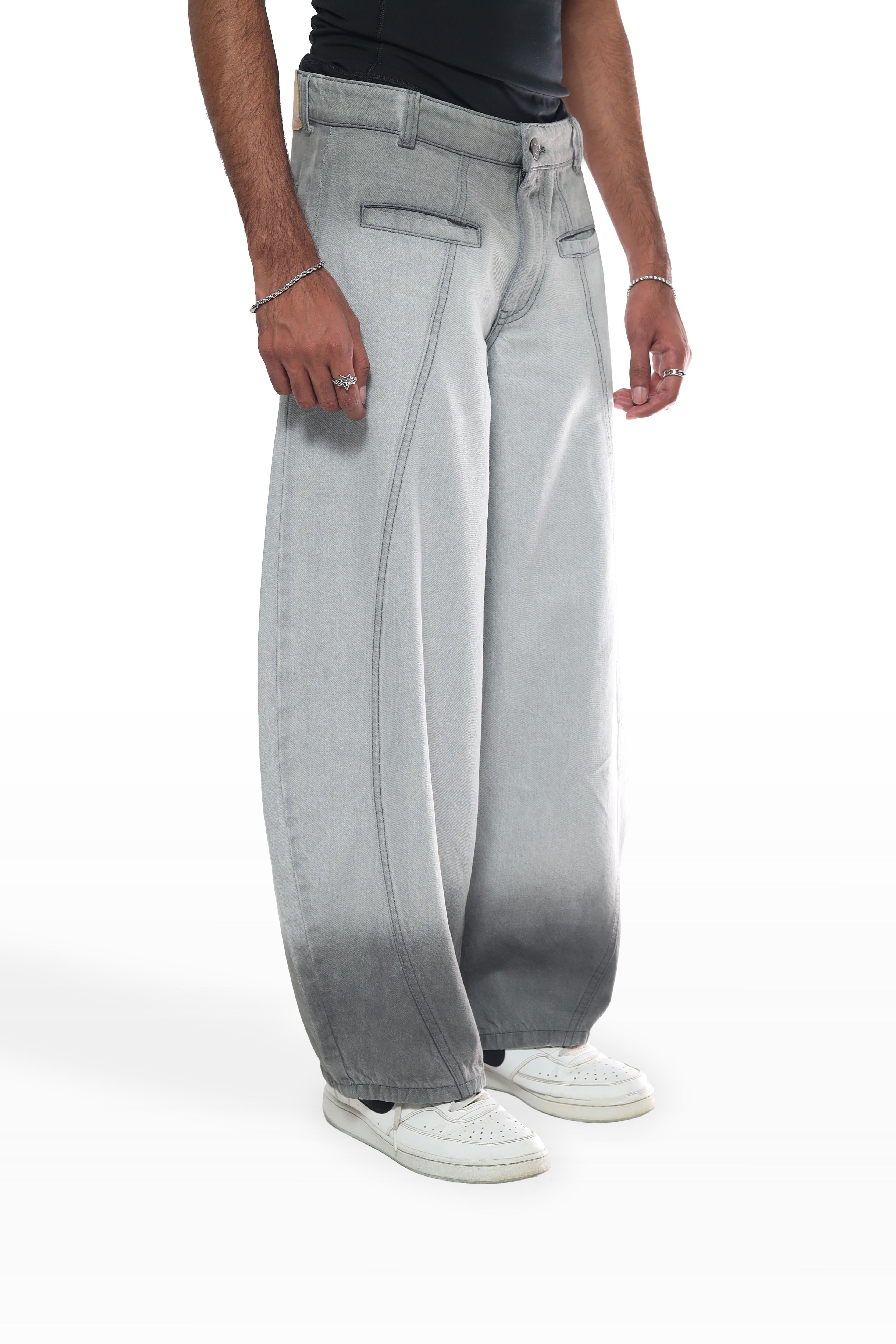 Glacier Fade Baggy Denim