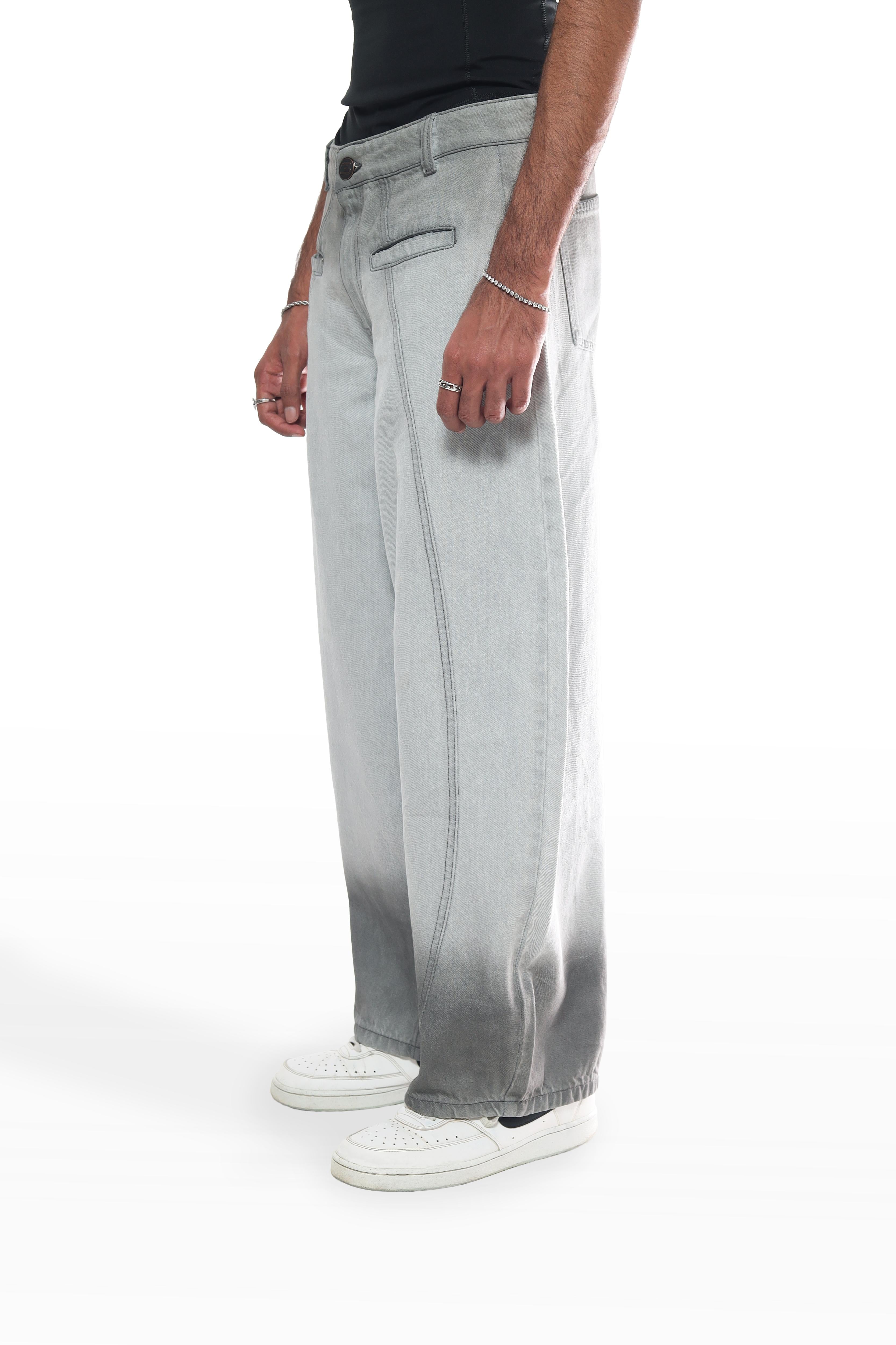 Glacier Fade Baggy Denim