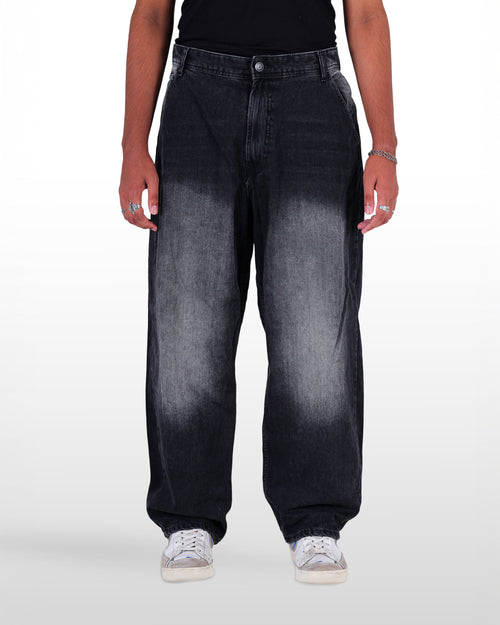 Black acid wash