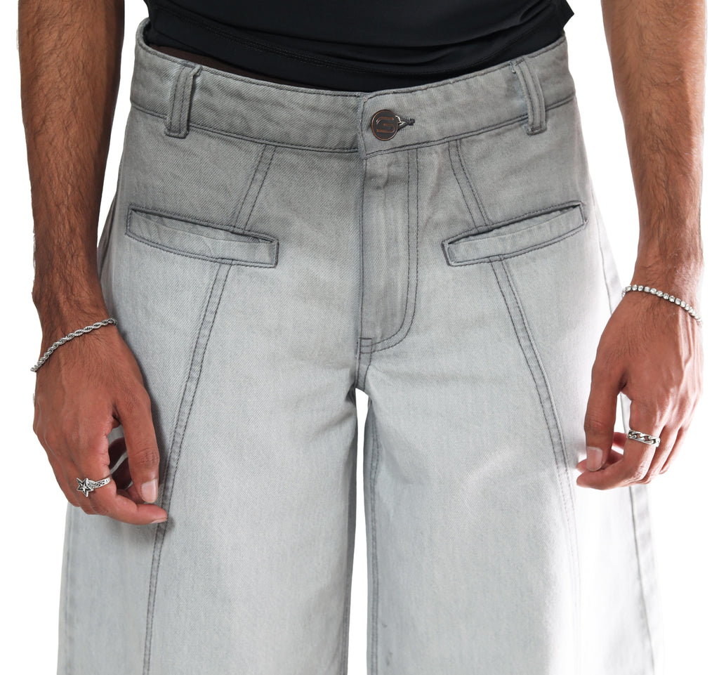 Glacier Fade Baggy Denim