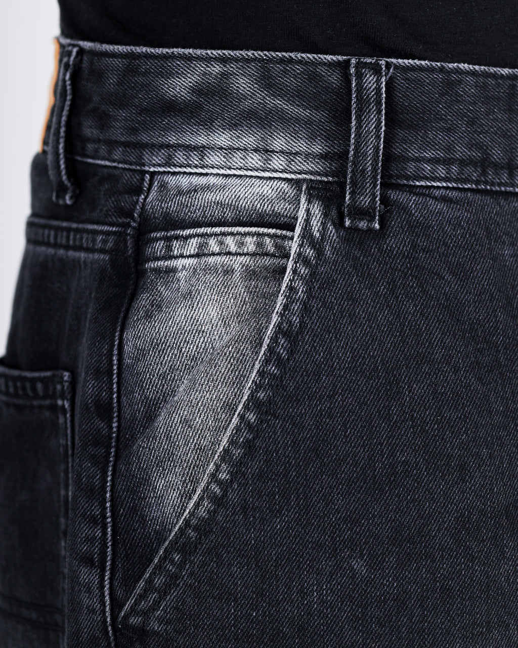 Black acid wash