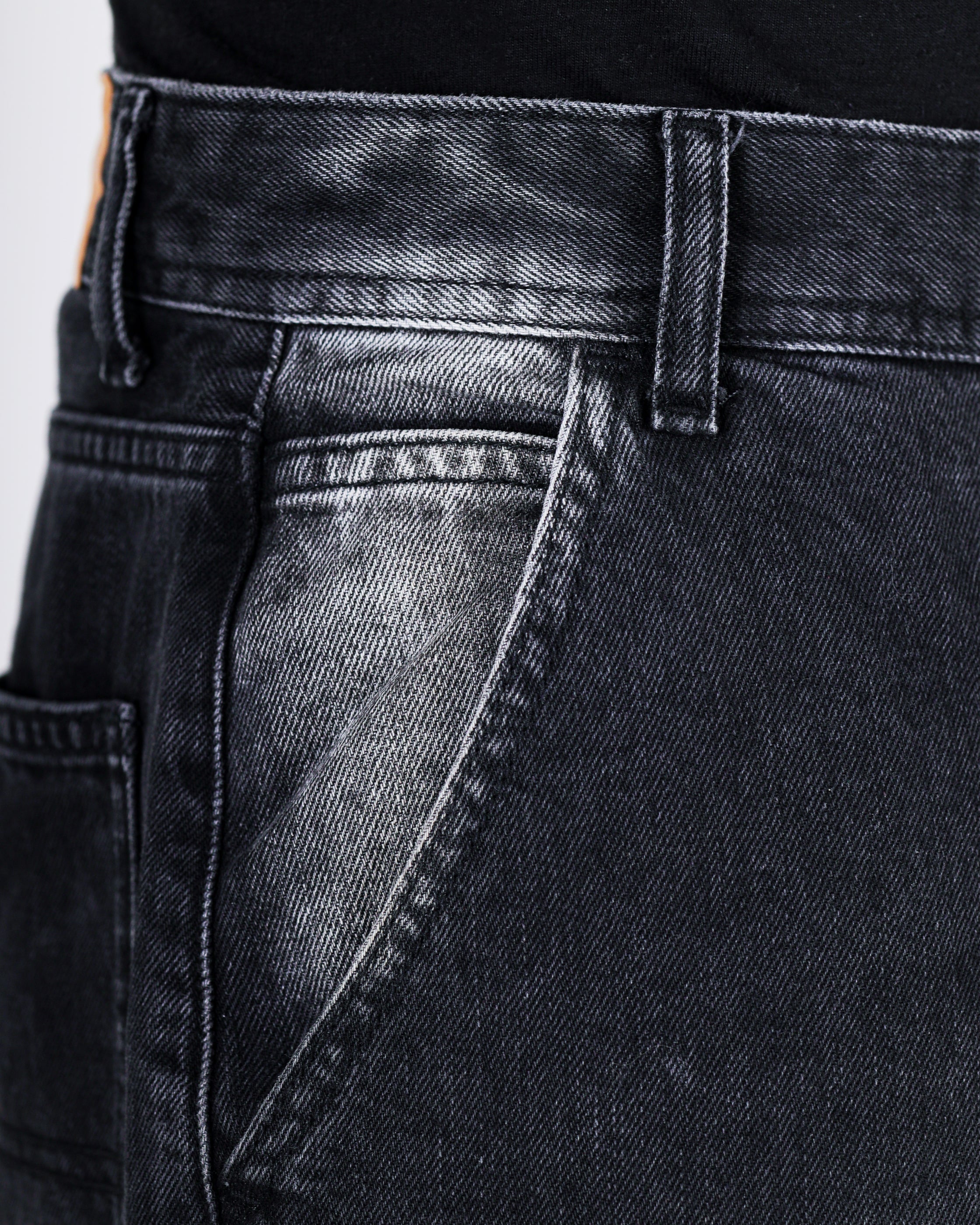 Black acid wash