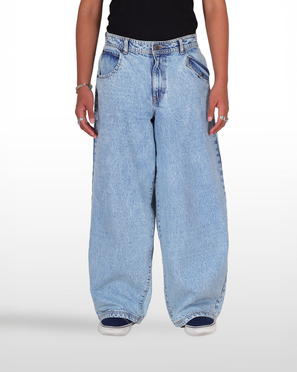 sky blue denim